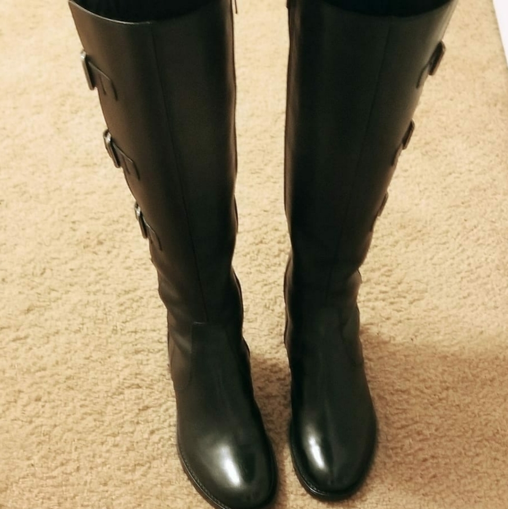 Leather Riding Boots - Picture 2 of 3